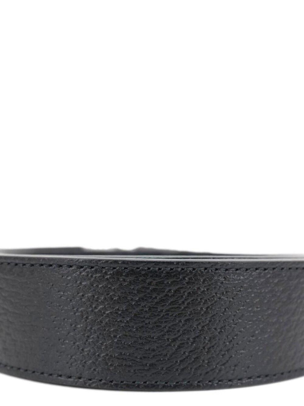 Gucci  Square G Buckle Leather Reversible Belt Black 626974 Size 110/44 - Picture 4 of 7